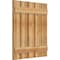 Ekena Millwork Spaced Board-n-Batten Shutters, Rough Sawn Western Red Cedar, 28 7/8W x 33H, PR RBS06S29X033RWR - alternate 4